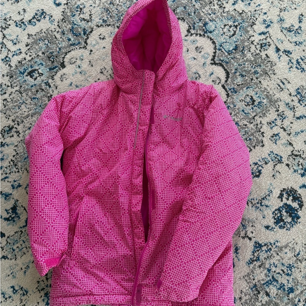 Columbia Pink Ski Jacket - girls 14-16 (large)